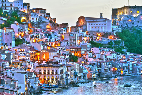 Canvastavla The city of Scilla in the Province of Reggio Calabria, Italy