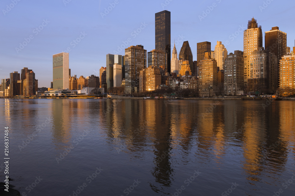 East River coastline NYC