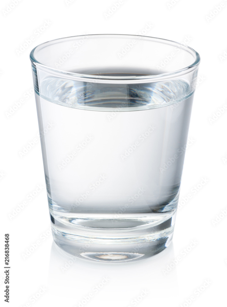 Glass of Water isolated on a white background Glass of Water isolated on a white background