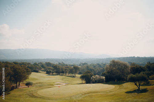 Bild auf Leinwand Golf course