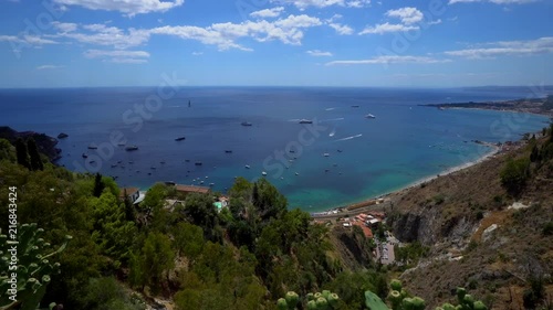 Wallpaper Mural The stunning coastline near Taormina, Sicily. Torontodigital.ca
