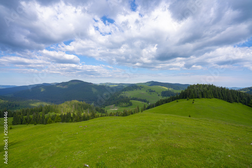 Mountain Apuseni Zona Padis Romania on the peak