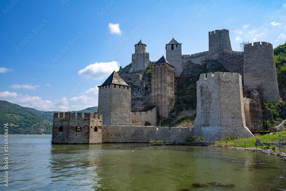 Old medieval fortification Golubac, Serbia