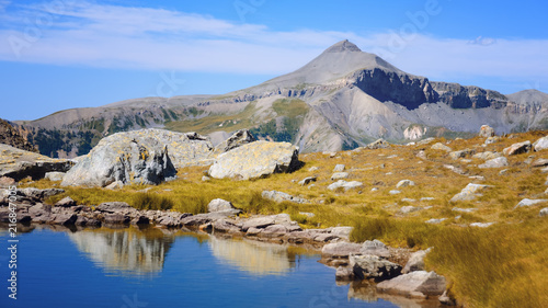 Trekking to the lakes of Lausfer, near Sant'Anna of Vinadio, between Maritime Alps Park (Italy) and Parc National du Mercantour (France) photo