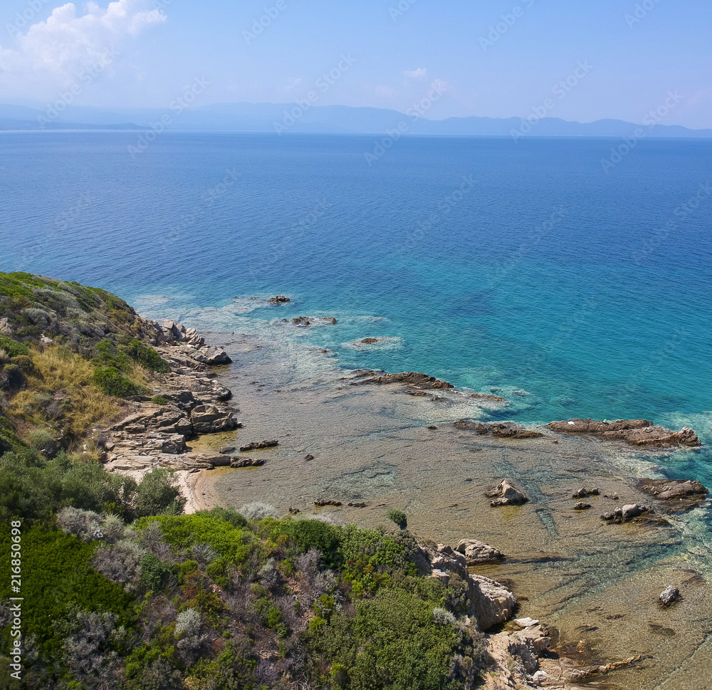 View at Nea Roda at Chalkidiki, Greece