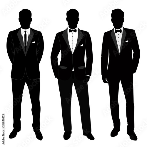 Wedding men's suit and tuxedo. Collection. The groom.