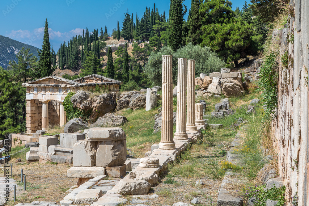 Trésor des Athéniens, site archéologique de Delphes