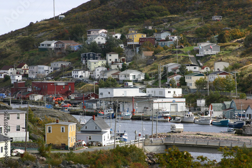 St. John's, Newfoundland. The fishing harbour Torbay.