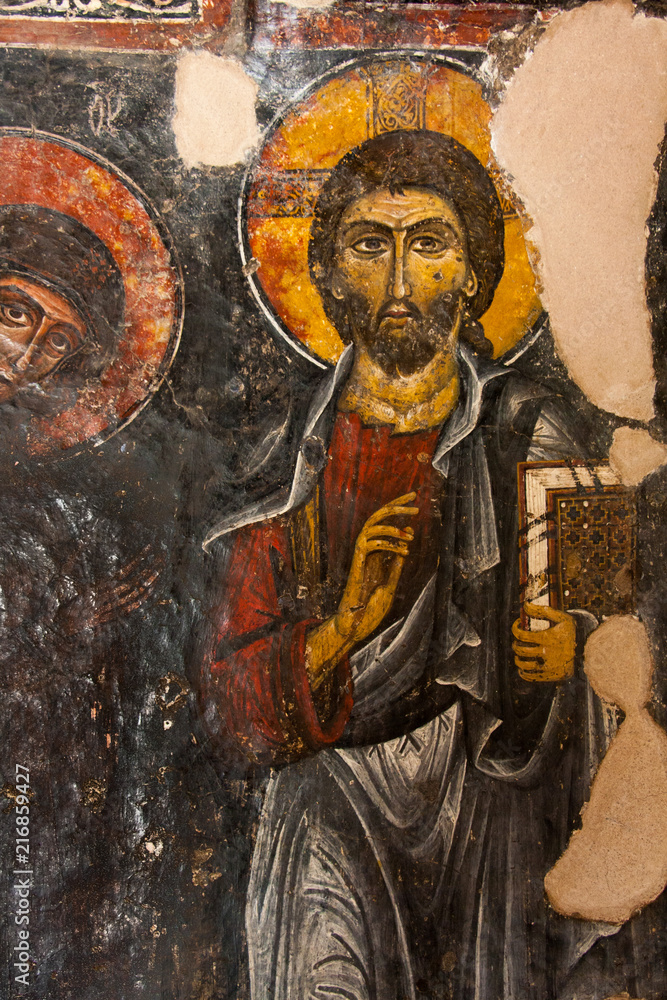Fresken in der Kirche Panagia-Kera auf Kreta