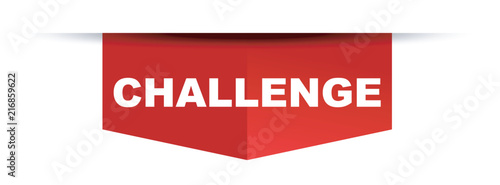 red vector banner challenge