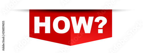 red vector banner how