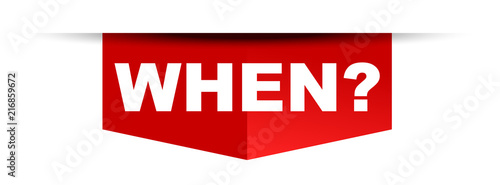 red vector banner when