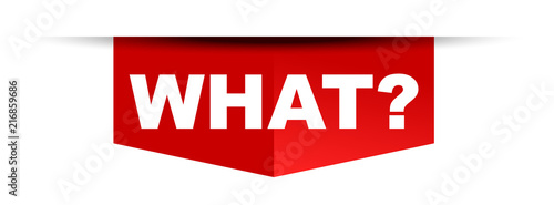 red vector banner what