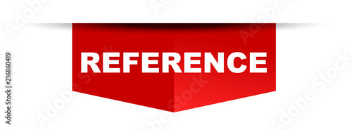 red vector banner reference