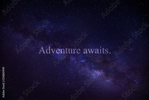 Adventure awaits - Sternenbild photo