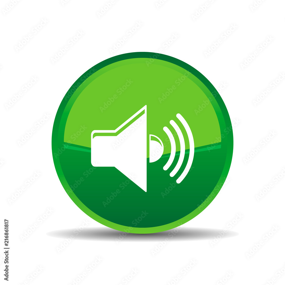 sound Vector icon. vector flat icon on white background sound Vector icon. vector flat icon on white background