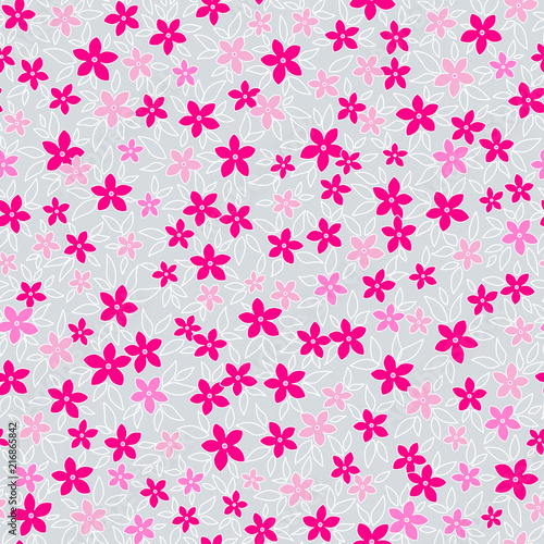 Floral seamless pattern. Vector print