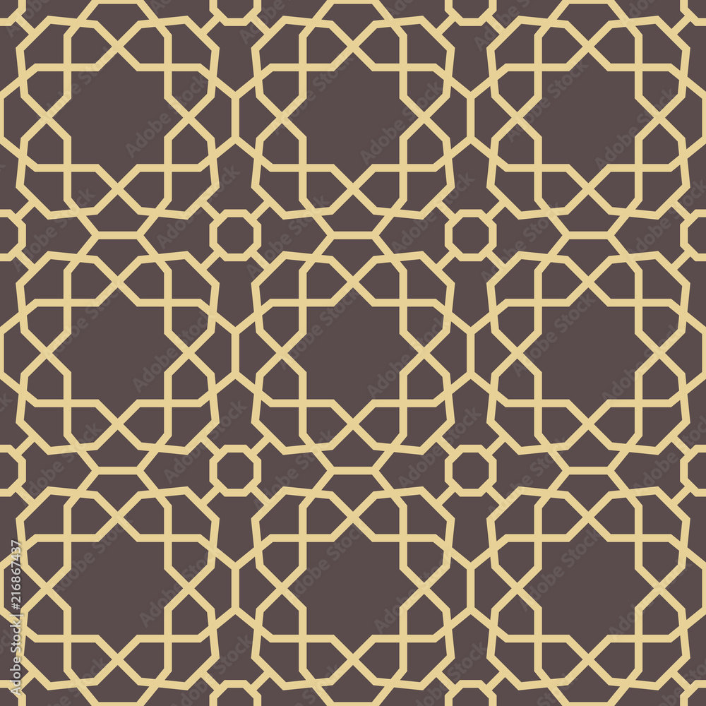 Seamless background for your designs. Modern vector ornament. Geometric abstract golden pattern Seamless background for your designs. Modern vector ornament. Geometric abstract golden pattern