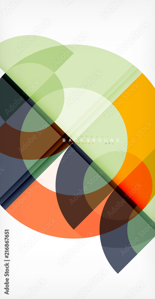 Modern circle abstract background Modern circle abstract background