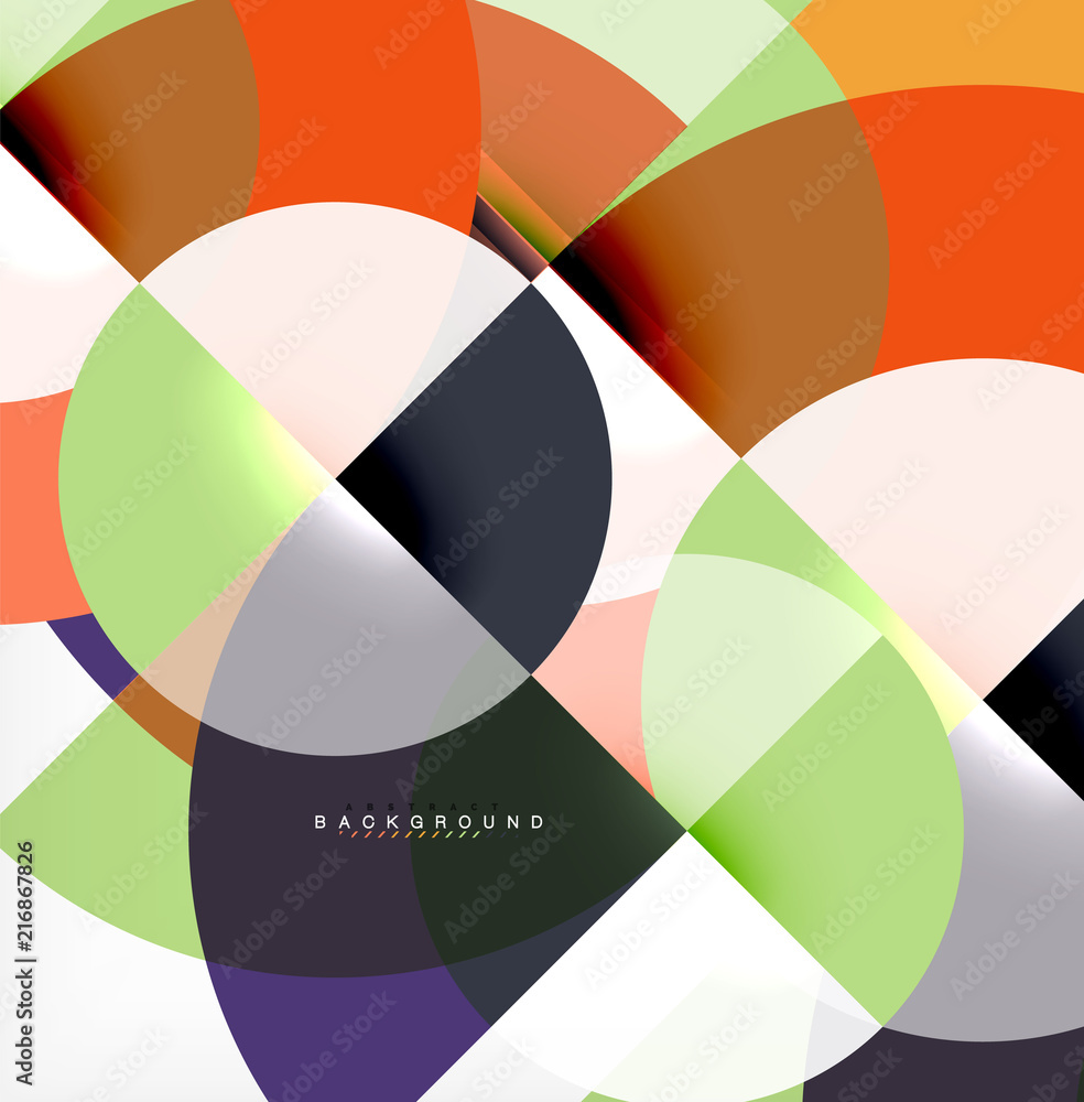 Modern circle abstract background Modern circle abstract background