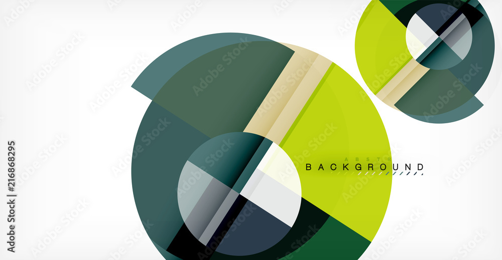 Vector circle abstract background Vector circle abstract background