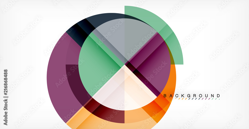 Vector circle abstract background Vector circle abstract background