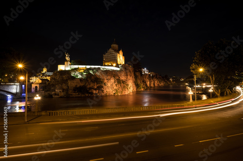 Night view of old town of Tbilisi. © YURII Seleznov
