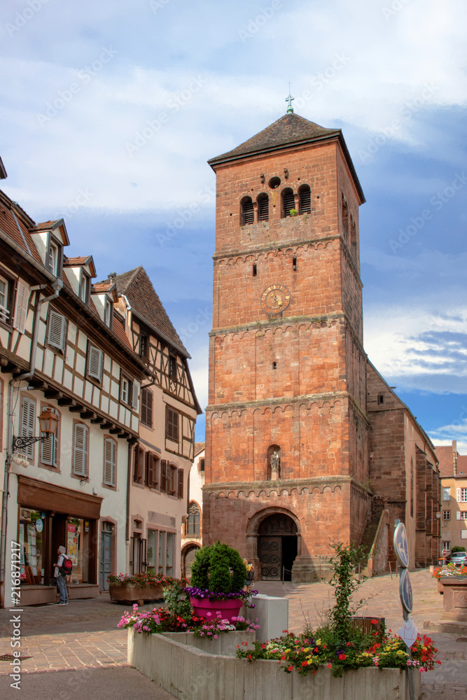 Saverne. Eglise Notre dame de la nativité. Alsace. Bas-Rhin. Grand Est