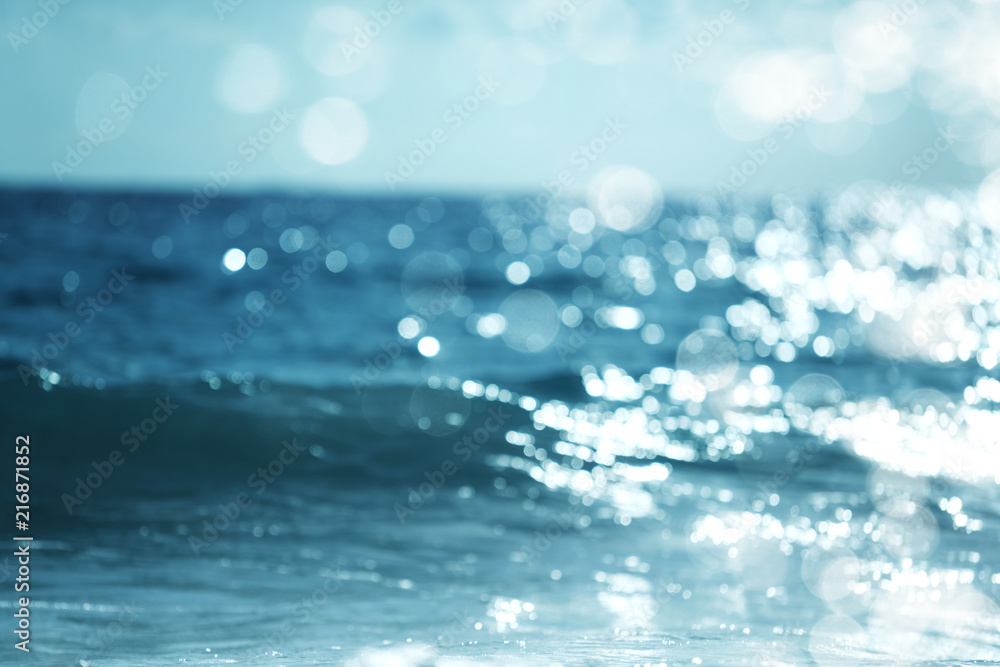 water of tropical sea, bokeh water of tropical sea, bokeh