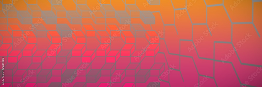 Composite image of colorful geometric squares Composite image of colorful geometric squares