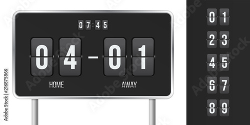 Scoreboard vector score and...
