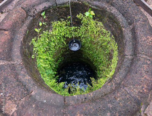 Well for use in ancient times.