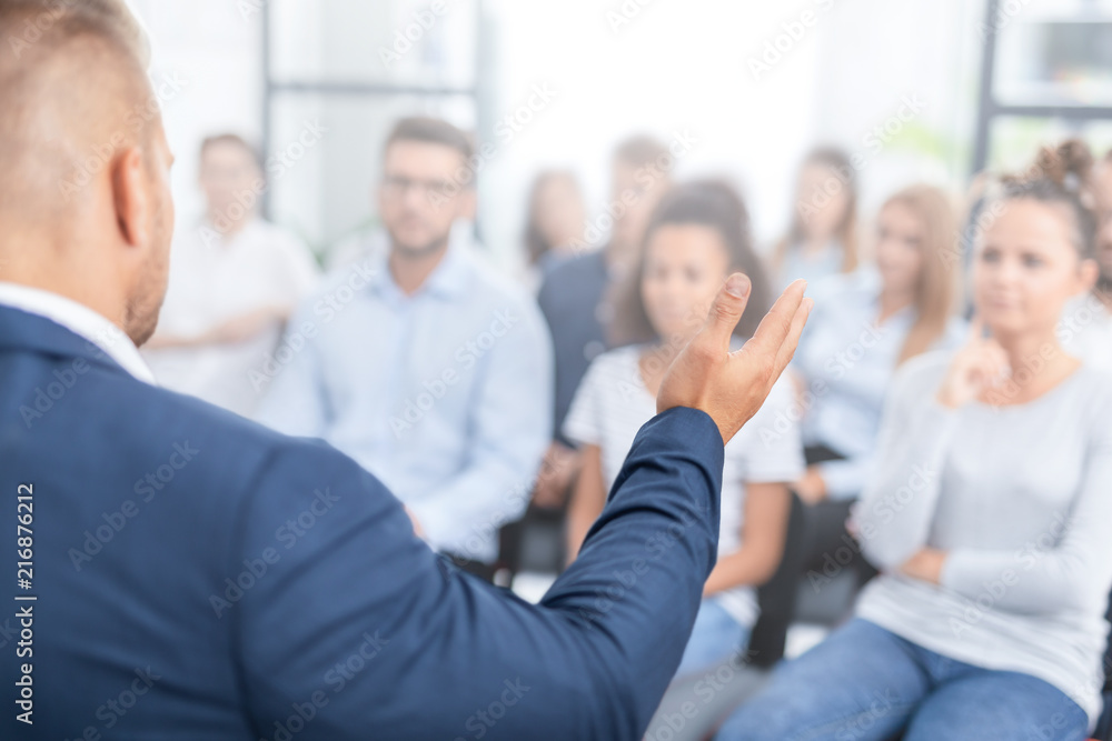 Obraz premium Business coach concept.