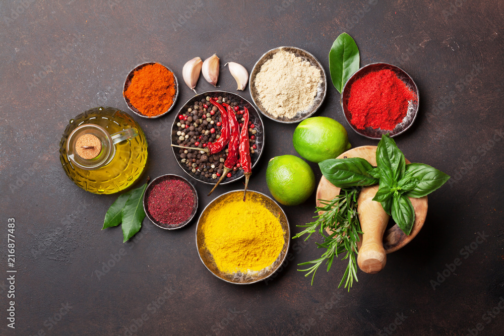 Various spices and herbs Various spices and herbs