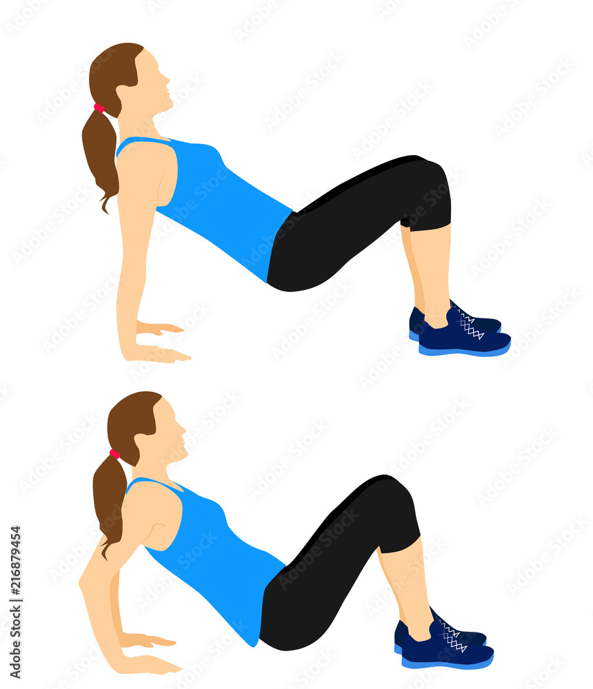 Fitness arm and back exercises workout Fitness arm and back exercises workout
