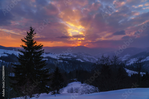 Evening in mountains © Сергей Форос