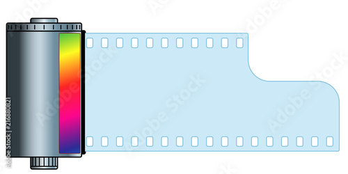 Cassette film illustration