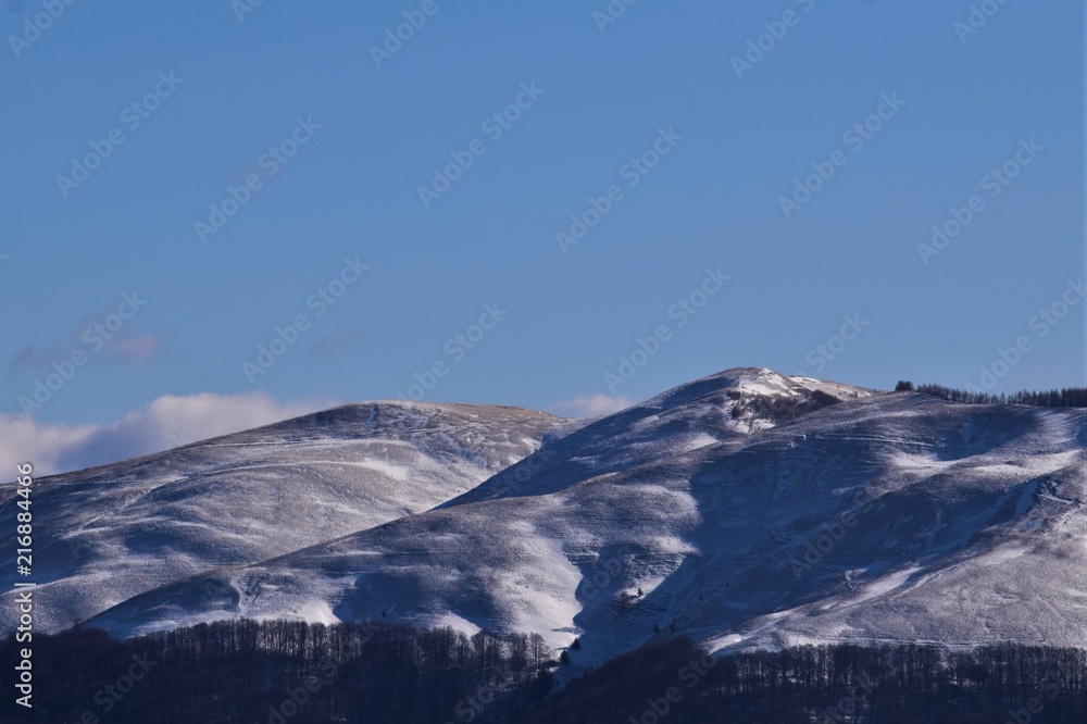 Winter mountain landscape Winter mountain landscape