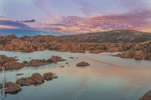 Scenic Watson Lake Sunset Prescott Arizona © equigini