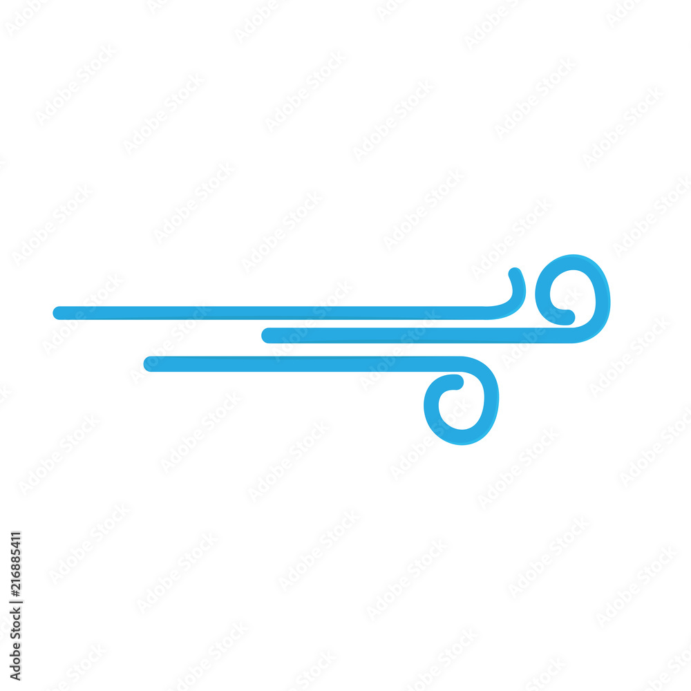 Isolated wind weather icon Isolated wind weather icon