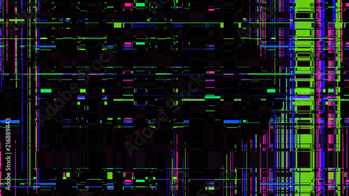 Glitch texture. Computer screen error. Digital pixel noise abstract design. Television signal fail. Data decay. Transparence glitch background. Monitor technical problem.