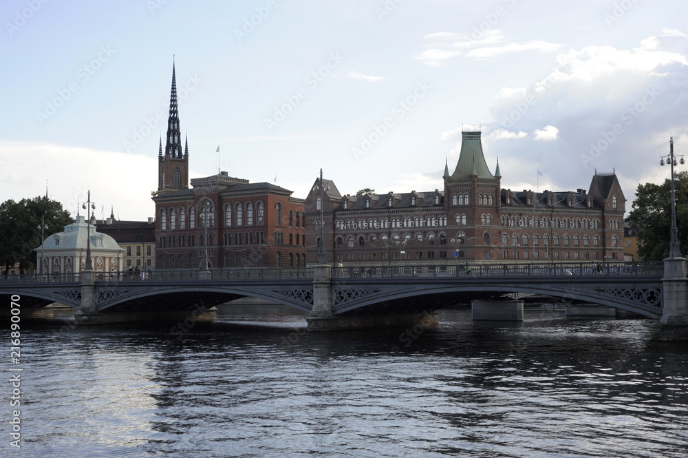 Sweden, Stockholm, old town, palaces, castles, architecture