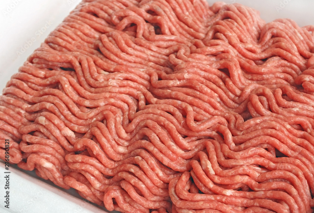 Close up of Lean ground beef
Close up of Lean ground beef