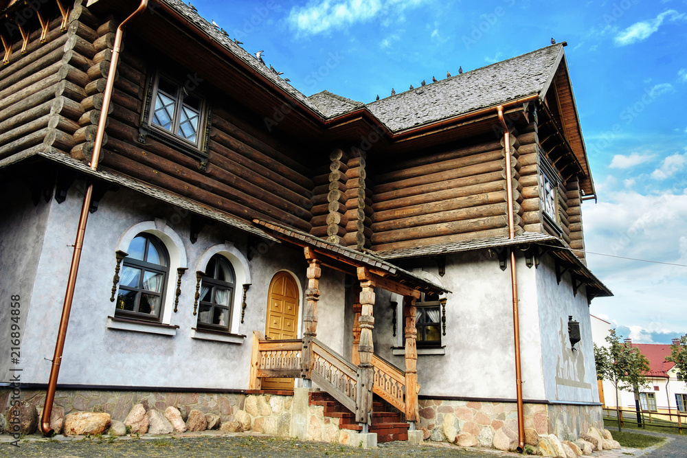 beautiful old russian house