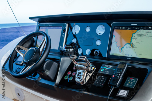 Canvas Print poste de pilotage