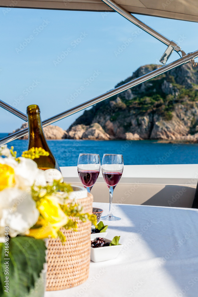 Obraz premium vin en mer