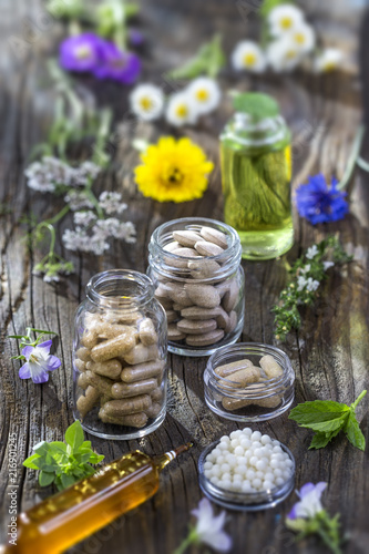 Fotografie alternative herbal medicine