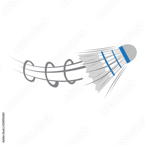 Isolated badminton shuttlecock icon