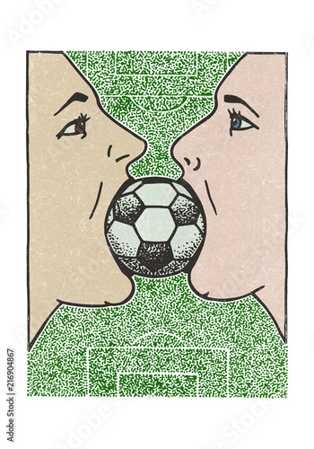 Two girls, one world cup