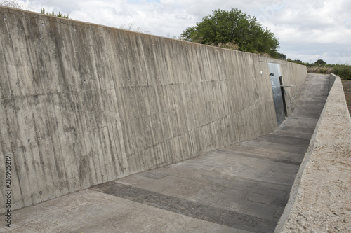 Access ramp to Visitors center of Dolmen de Soto, Huelva, Spain © WH_Pics
